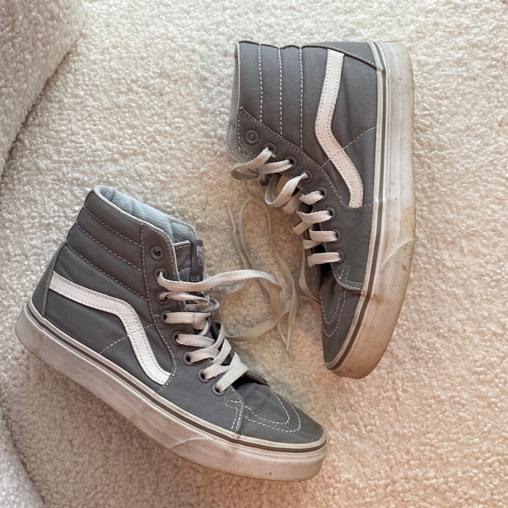 Grey High Top Vans
